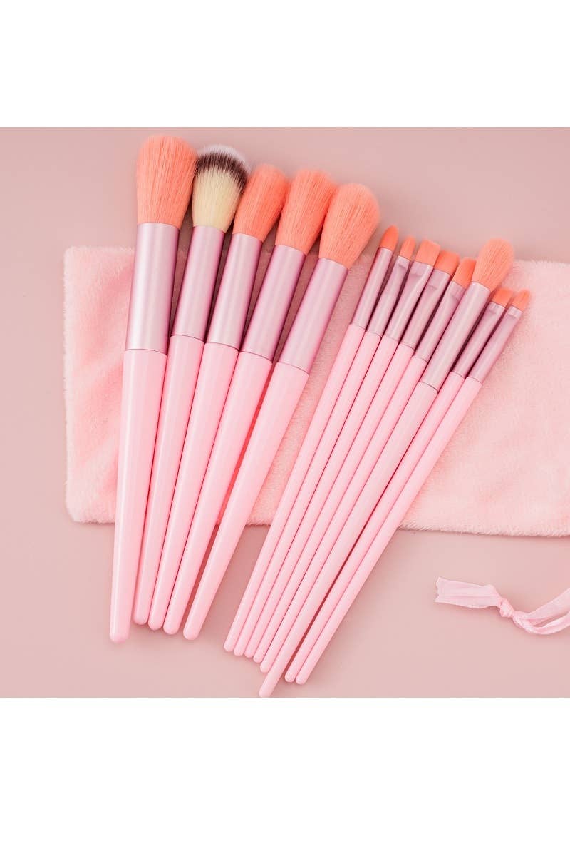13 Pcs Makeup Brush Set With Storage Bag